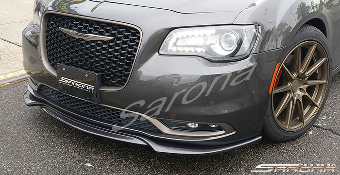 Custom Chrysler 300  Sedan Front Add-on Lip (2011 - 2019) - $975.00 (Part #CR-005-FA)